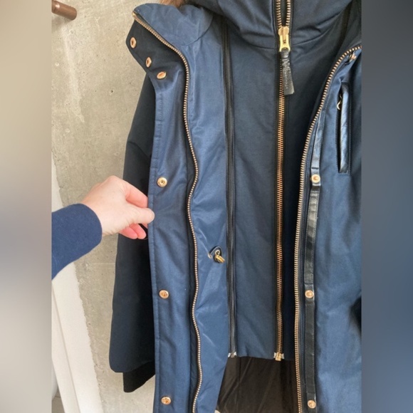 NWOT Mackage Marla Parka with Natural Fur Trim - Picture 8 of 16